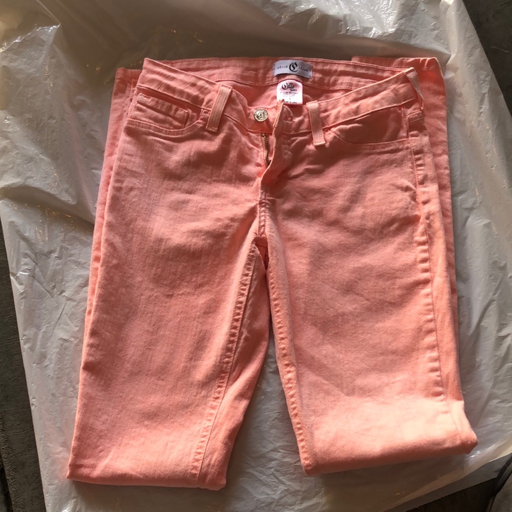 Salmon/peach color Cello Jeans